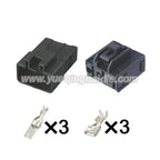 3-Pin Connectors Unsealed 7.8mm Male Female Connectors Automotive Electrical Wire Harness Cable Socket 7282-3030 7283-3030