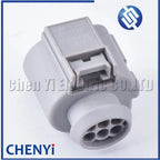 6 Pin gray Auto waterproof connector front oxygen sensor plug throttle EGR Valve plug 4H0973713B 4H0 973 713B 4H0973713