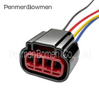 1 Set 4 Pin Auto Keyless Lock Machine Electrical Cable Connectors Wire Harness Plug E-5661-001 WPT-688 3U2Z-14S411-ZEA For Ford