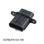 DJ7062YA-0.6-10/21 Car electric air conditioning pump 6-hole plug connector reverse probe connector
