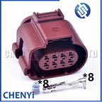 8 Pin Automobile waterproof connector female Tail light Wire harness Plug 982973714 982 973 714