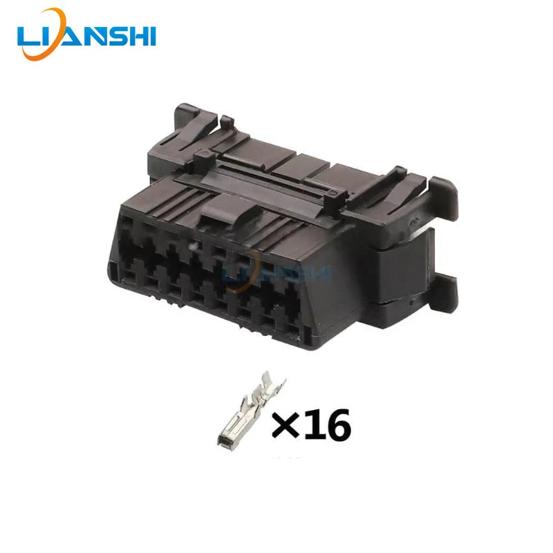 179631-1 Applicable to Toyota diagnostic socket plug /OBD interface sheath with terminal harness plug DJ7163-1.8-11/21