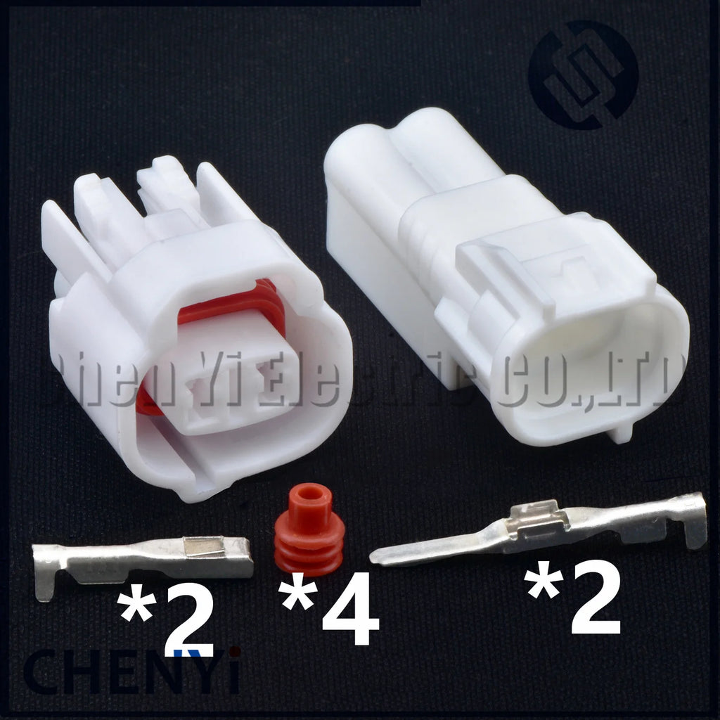 2 Pin auto injector connector rear license plate lamp Clearance Lamp Plug 90980-11156 6189-0031 90980-11155 6189-0451 For Toyota