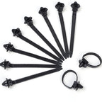 20/10Pcs Nylon Car Tie Wrap Cable Fixed Fasteners Clips Car Cable Fastening Strap Wire Band Tie Wrap Zip Tie Auto Fastener 9.5cm