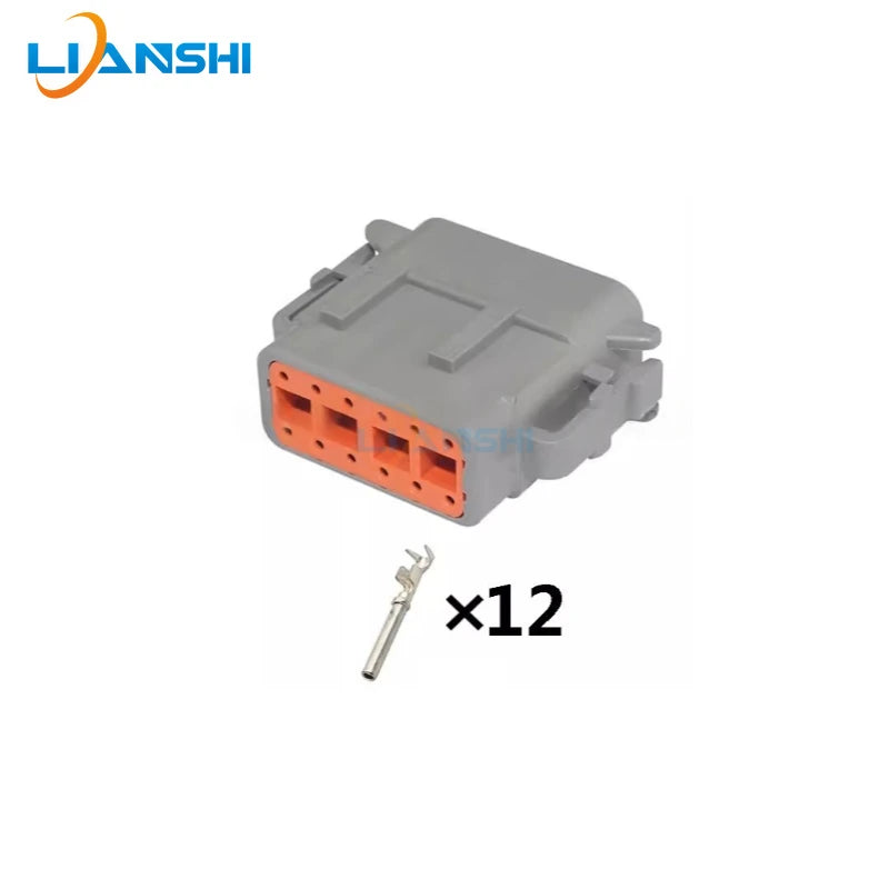 DTM06-12SA/DTM04-12PA is suitable for automotive wiring harness plugs with ends DJ71210Y-1-11/21