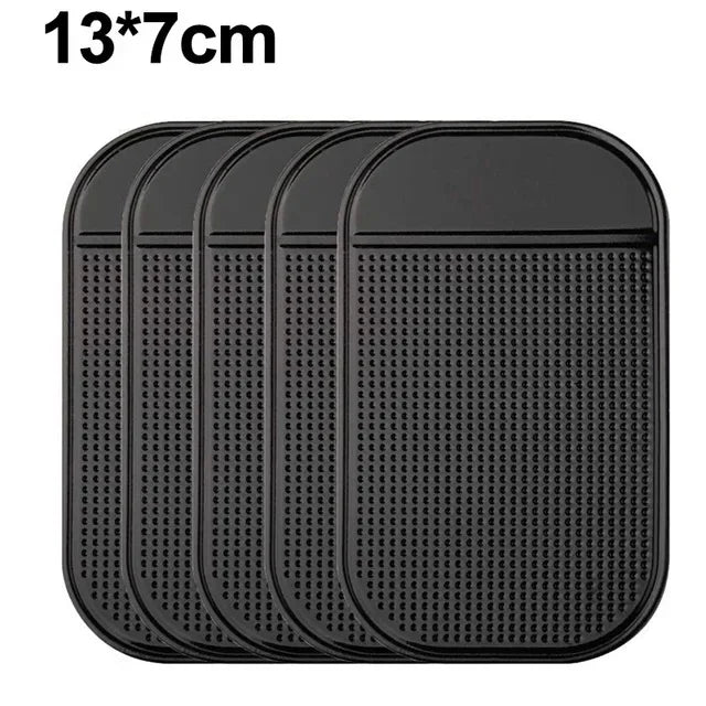 Car Dashboard Anti-Slip Rubber Pad Universal Non-Slip Car Adhesive Mat for Phones Sunglasses Keys Electronic Devices Organizer