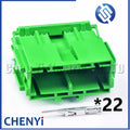 22 Pin Automobile Instrument Connector Car central control plug Socket IL-AG5-22P-D3C1 IL-AG5-22S-D3C1 For Honda Volvo