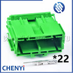 22 Pin Automobile Instrument Connector Car central control plug Socket IL-AG5-22P-D3C1 IL-AG5-22S-D3C1 For Honda Volvo