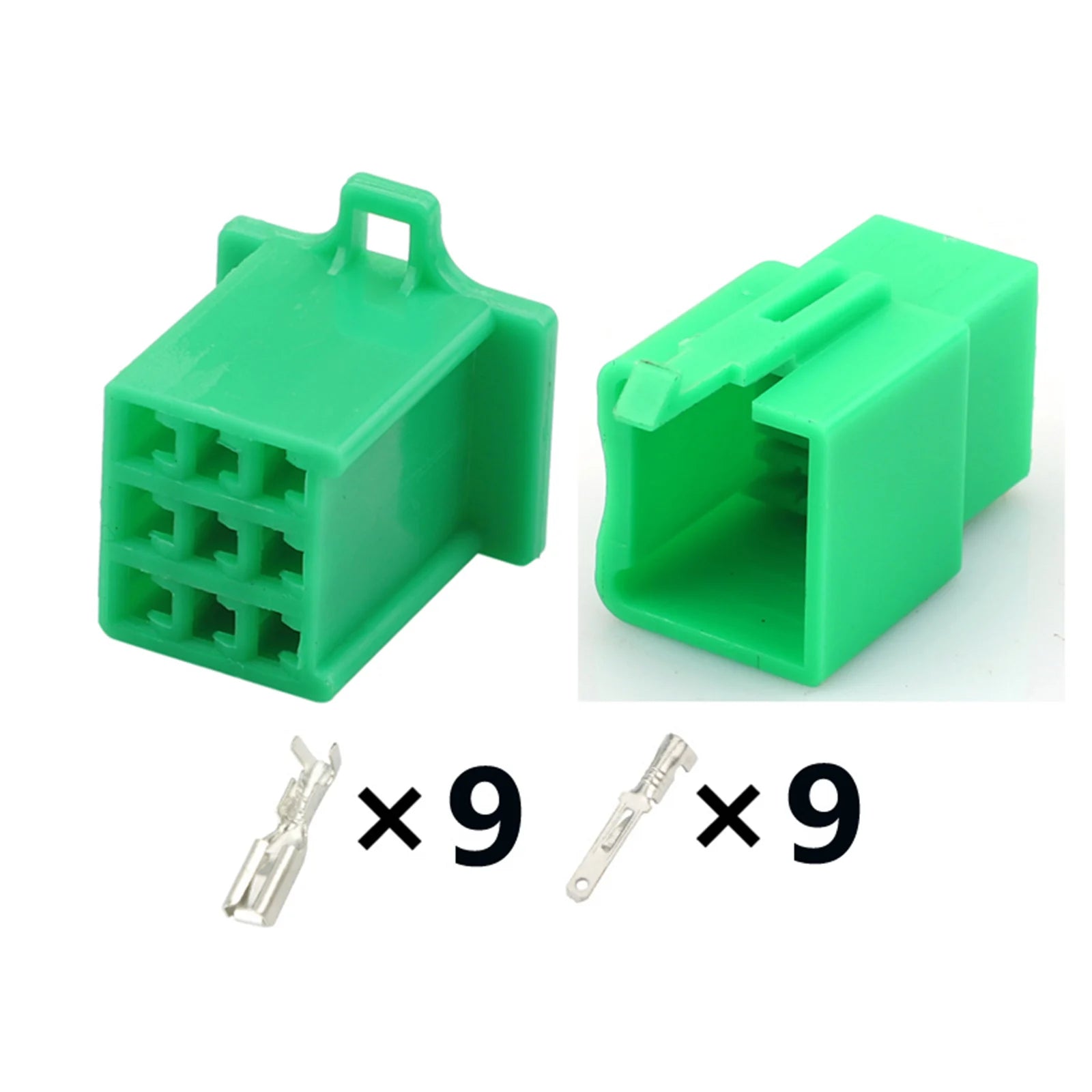 9PIN Connector Unsealed 2.8mm Male Female Connector Handle Switch Plug Wiring Harness Cable Socket 6030-9991 6040-9111