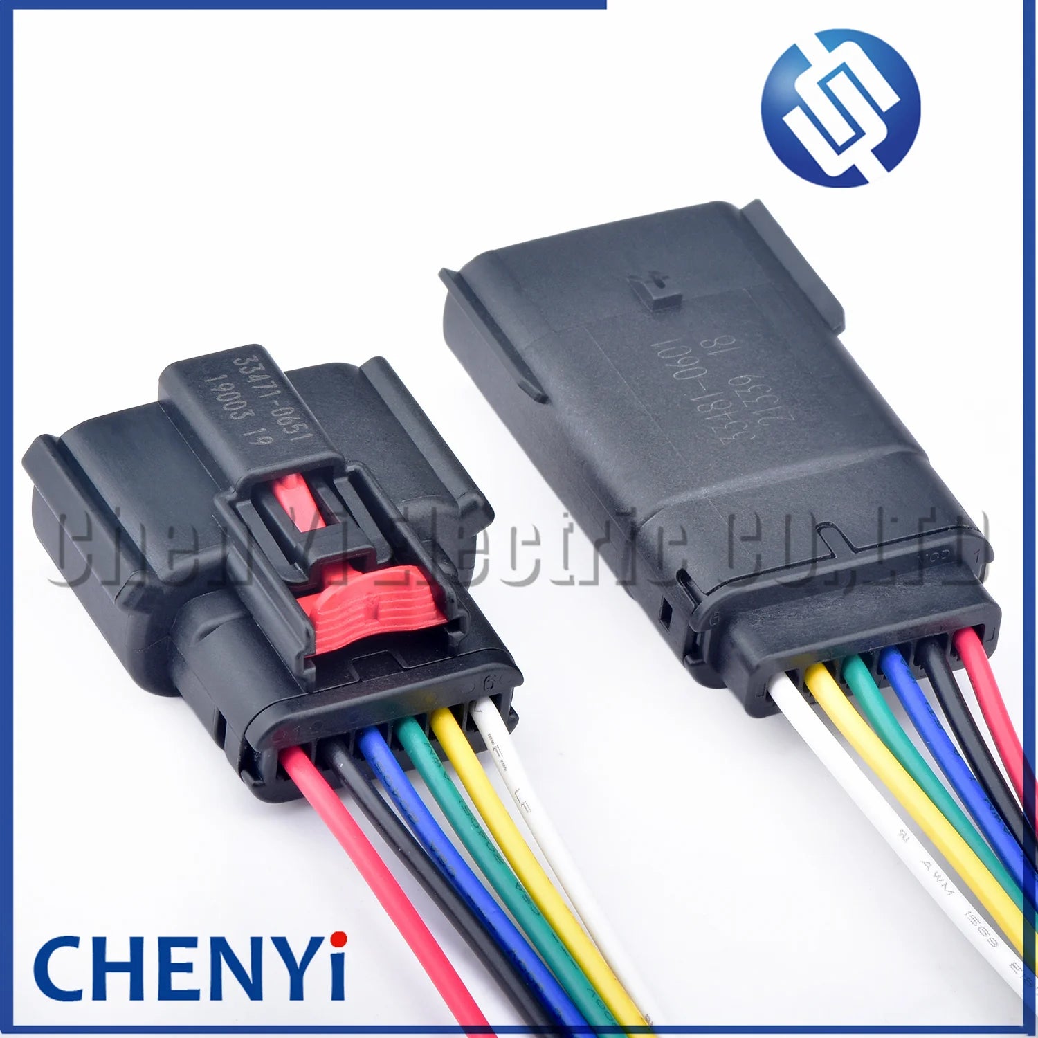 6 Pin 33471-0601 334710651 33471-0616 vehicle speed Accelerator pedal connector Tail Light plug pigtail For Ford Buick Chevrolet