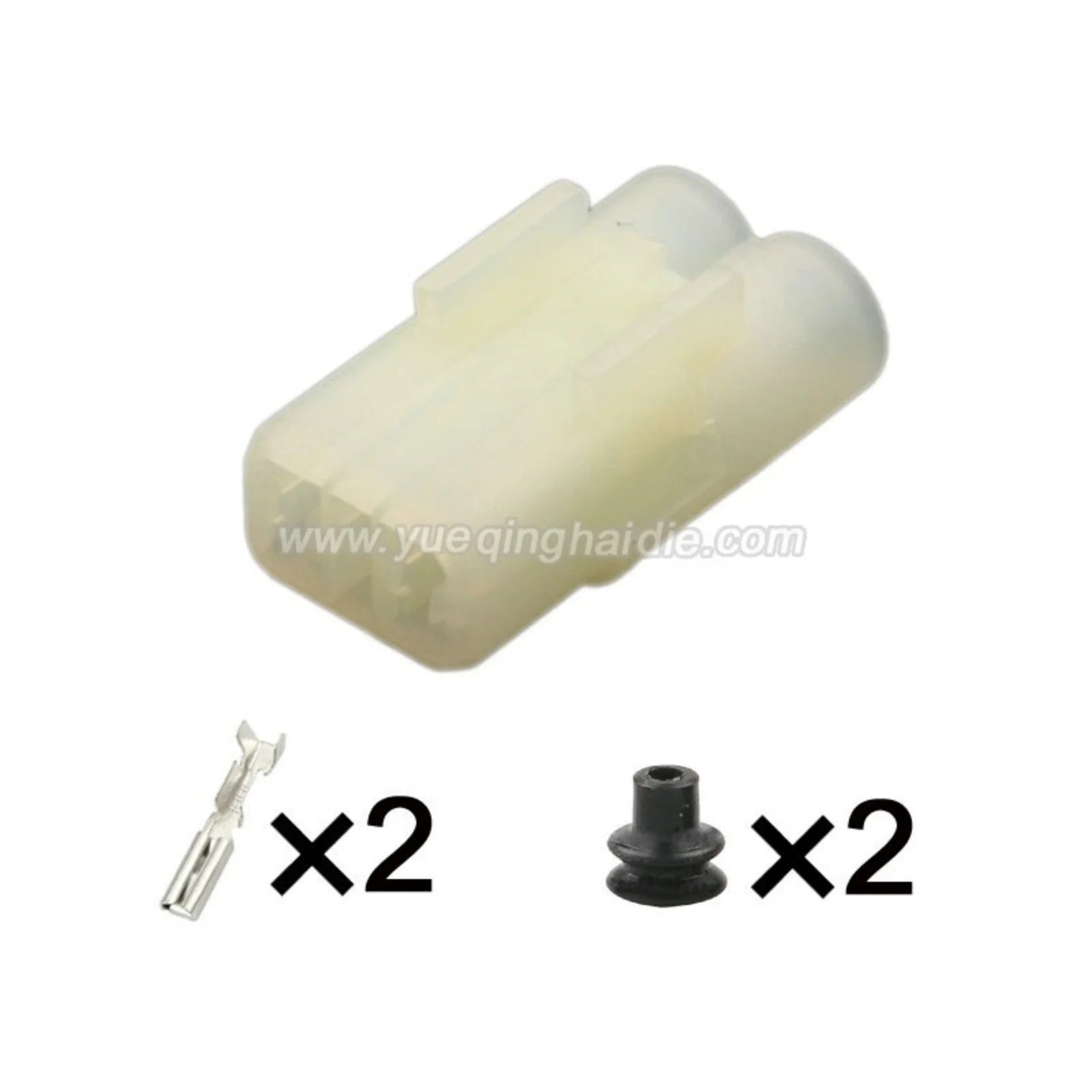 2PIN Automobile Reversing Radar 2.2mm Male Female Waterproof Connector Wiring Harness 6187-2801 6180-2451