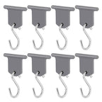 8 Pcs S Shaped Camping Awning Hooks Clips RV Tent Hangers Light Hangers With Holes For Caravan Camperb Accessories