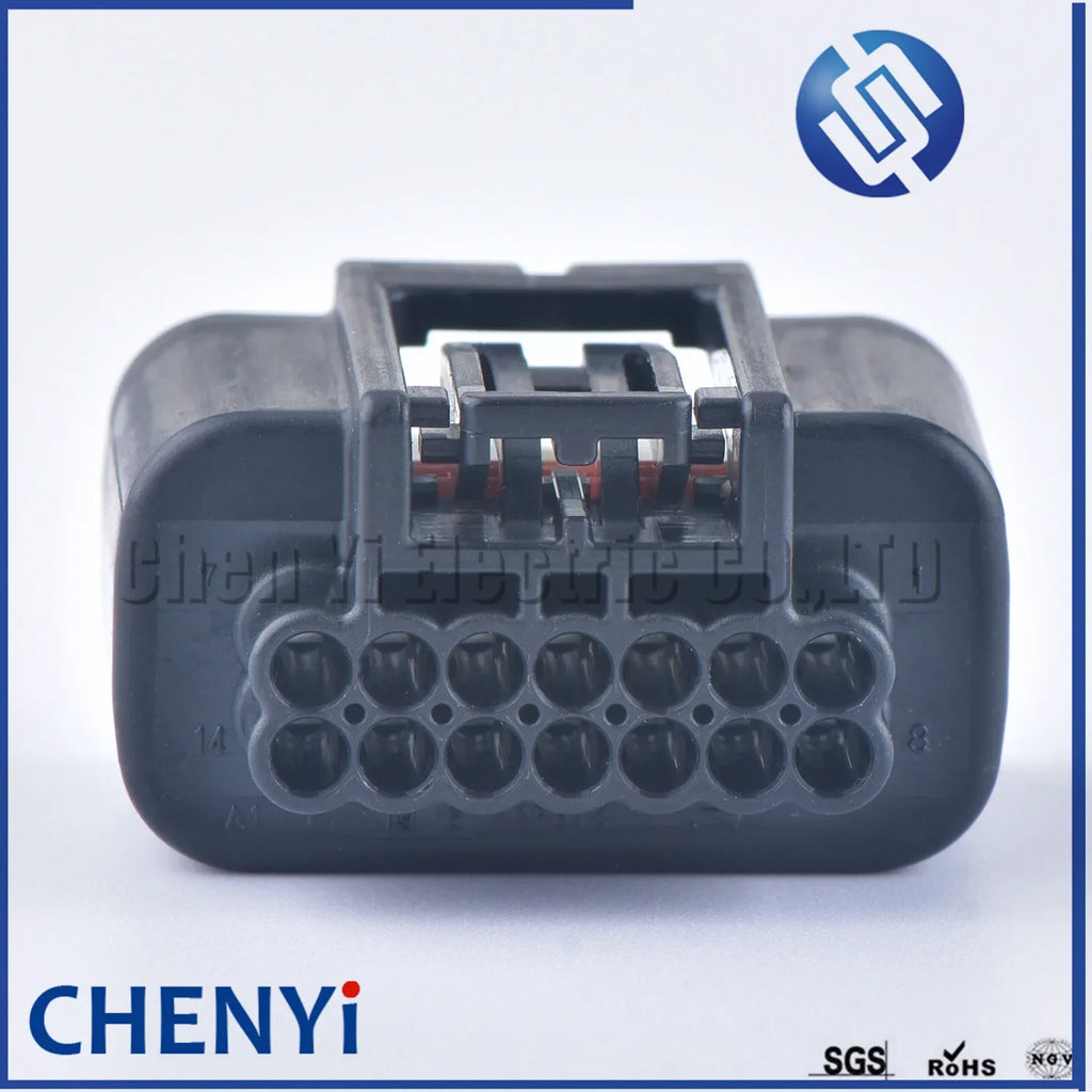 14 Pin Female car waterproof auto connectors (0.6) 7289-6613-30 cable adapter connector With Pins For Toyota Honda Nissan