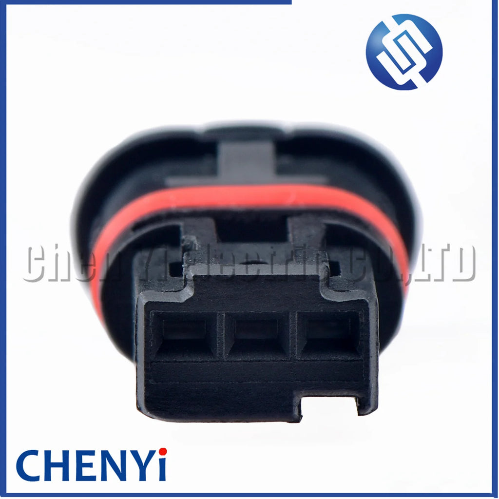 3 Pin Female Auto Reverse radar Connector Car door handle seat rearview mirror heating Wire harness Plug