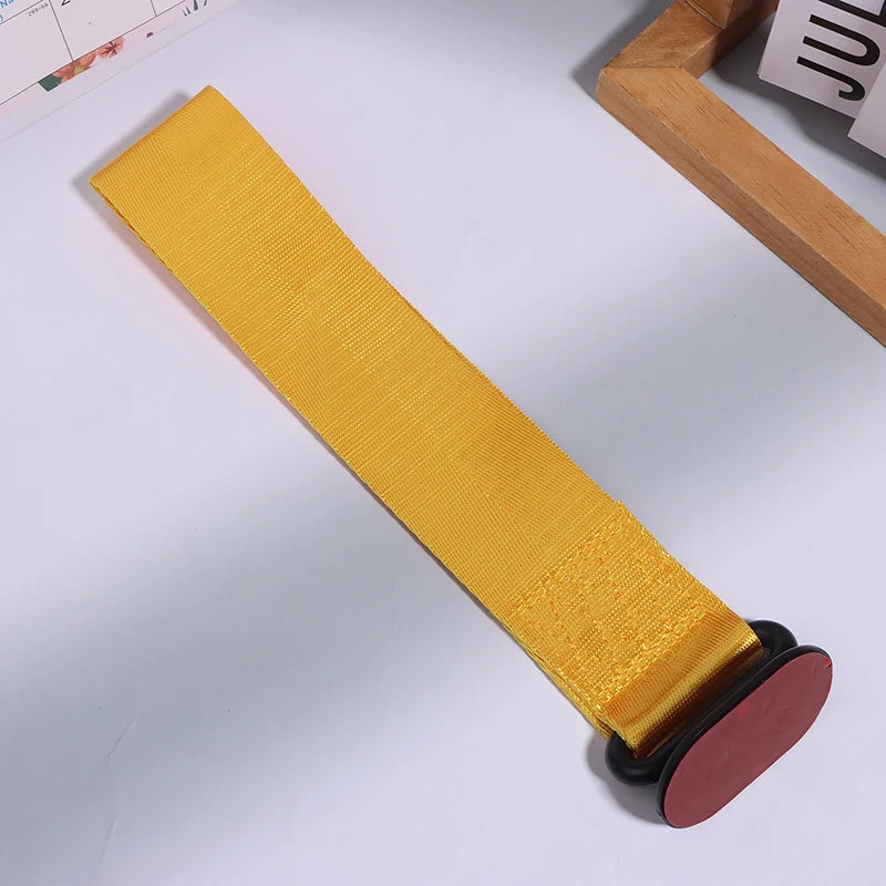 High Strength Car Color Pendant Tow Strap Belt Tow Rope Sticker Ribbon Car Decor Sticker Trailer Ropes Bumper Towing Strap