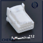 12 Pin auto connector car wiring housing connector vehicle central control cable socket 1318774-1 90980-12552 For Toyota Nissan