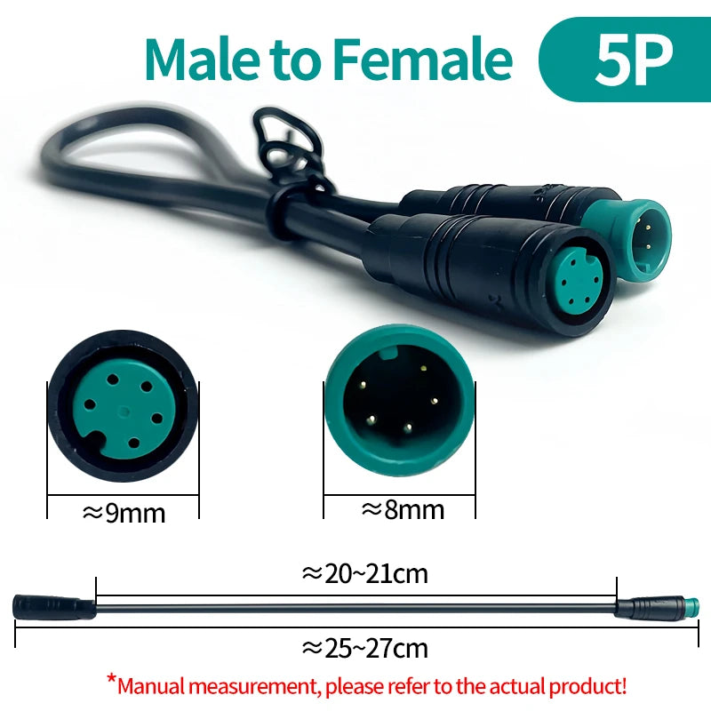 4/10Pcs M8 Waterproof Connectors 2/3/4/5/6 Pin, Male & Female Plug Socket Set, IP67 Wire Cable Connector Kit