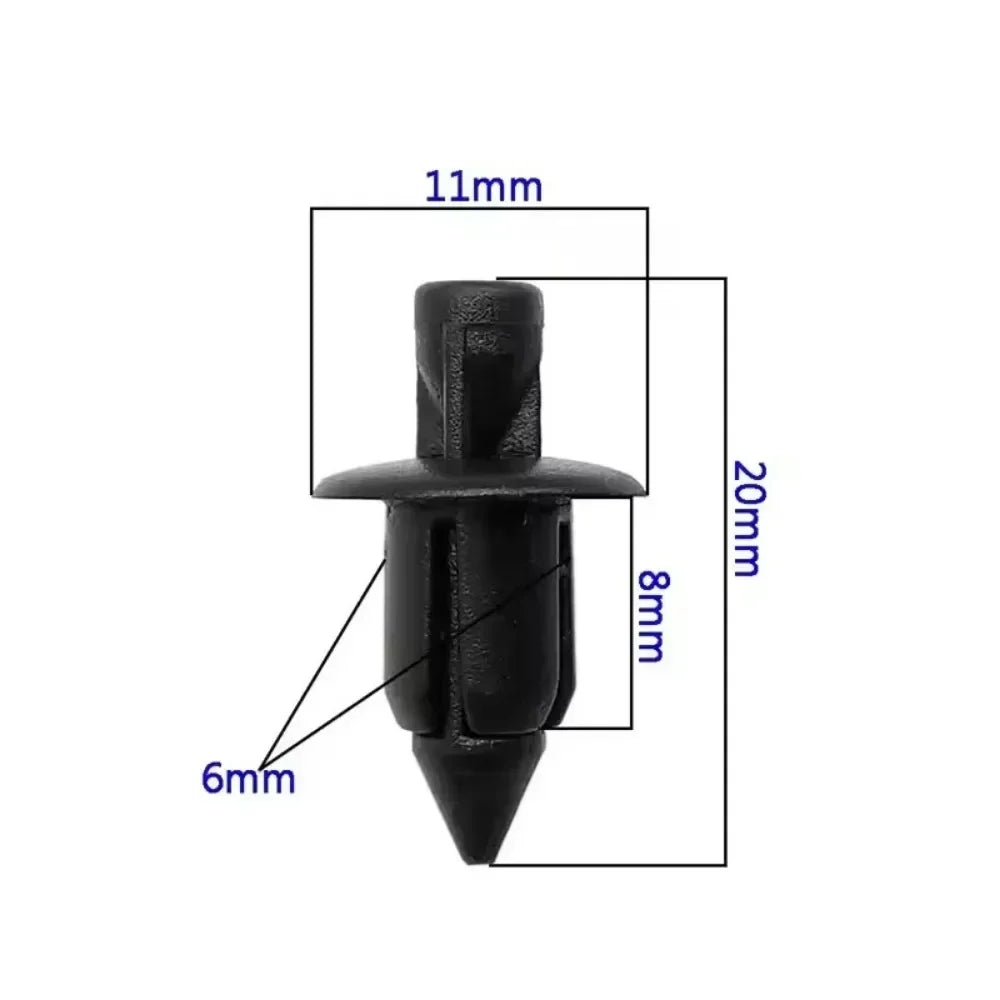 Expansion Screw Buckle Car Motorcycle Plastic Rivets Fastener Motorcycle Shell Flow Cover Screw Buckle for Suzuki Kawasaki Amagi