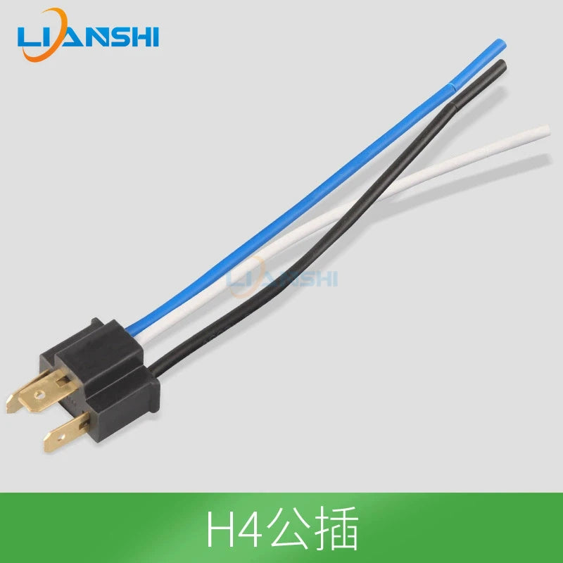 5pcs Automotive headlights high beam low light bulb holder H1 H3 H7 H4 high temperature receptacle lamp plug adapter