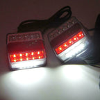 2Pcs Rear Submersible Trailer Tail Lights Kit Boat Marker Truck Waterproof Campers Trailer Taillights