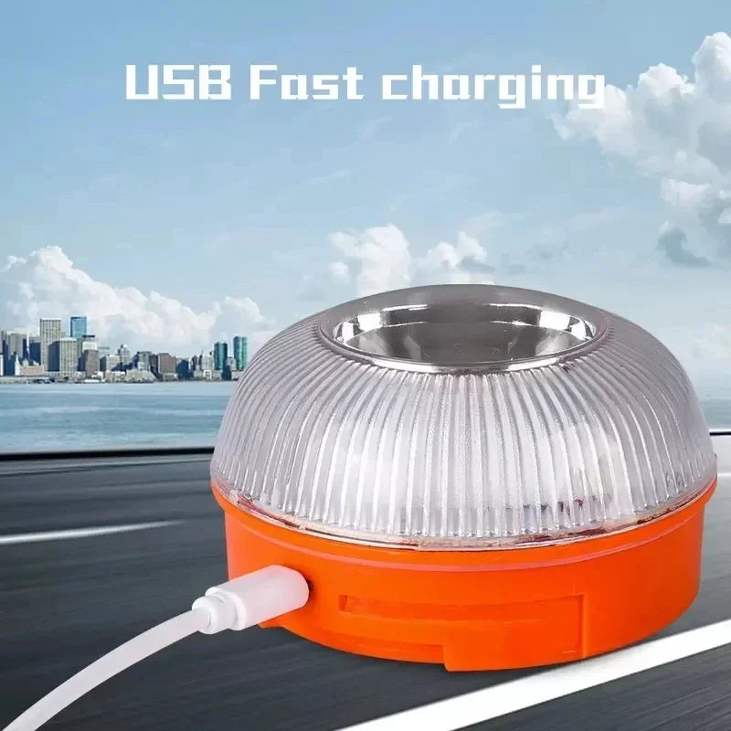 V16 LED Car Emergency Light Approved by DGT with Geolocation Tracker for Quick And Efficient Position Light 360 Degree Visi 2026
