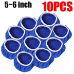 Microfiber Car Waxing Polishing Sleeve 5-10 Inches Polisher Pad Wash Buffer Waxing Sleeve Auto Body Care Cleaning Accessories