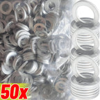 50/10Pcs Oil Drain Plug Crush Washers Gaskets 14mm for Honda Accord Civic CRV CRZ HRV Pilot Acura 9410914000 94109-14000
