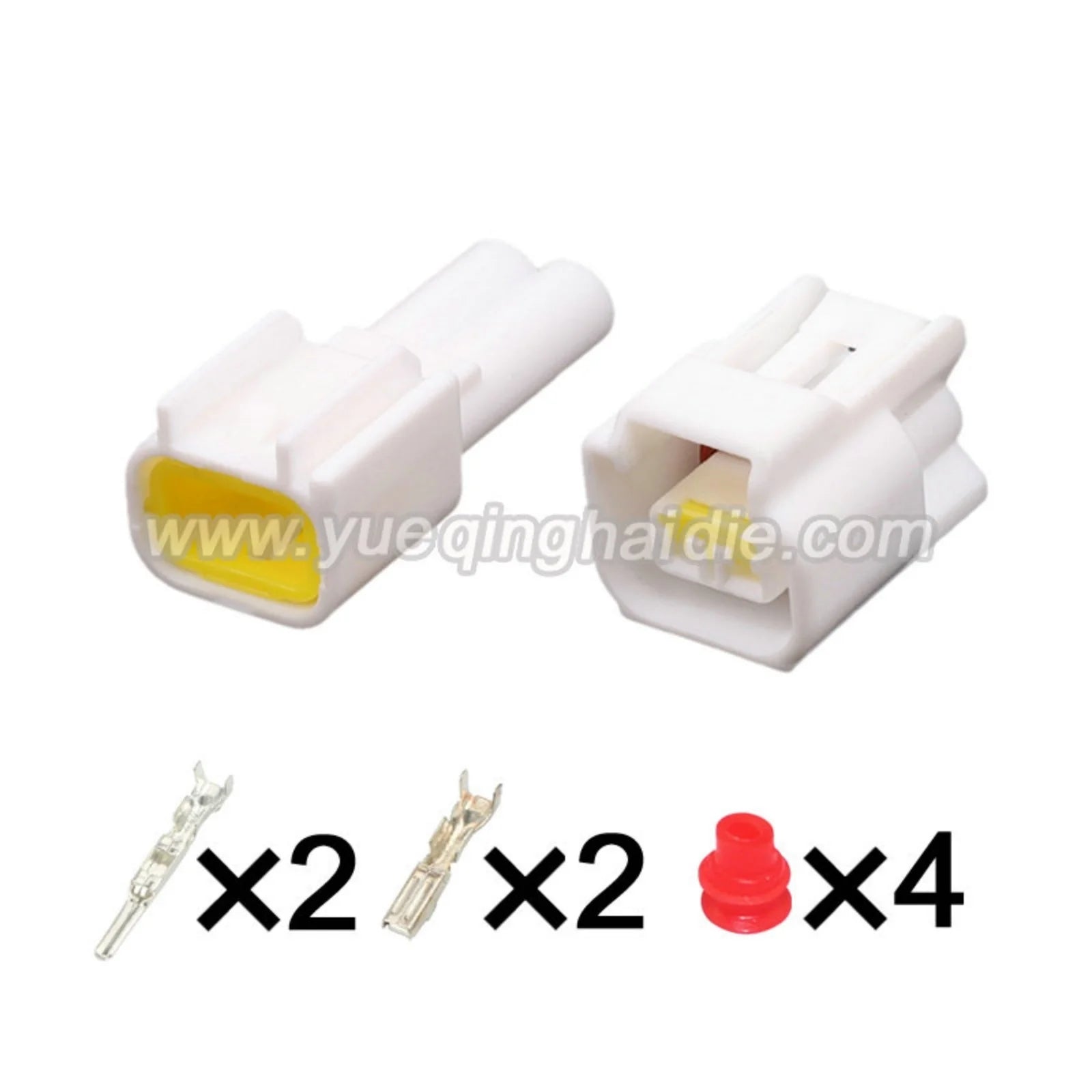 2PIN Connector Waterproof 2.3mm Series Male Female Connectors Wiring Harness  Cable Socket For Ford Focus FW-C-2M-B FW-C-2F-B