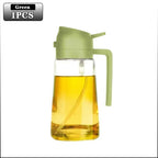 Glass Oil Spray Can Can Spray Dual-use Kitchen Utensils Glass Oil Bottle Press Type Spray Kitchen Tools Outdoor Barbecue Amagi
