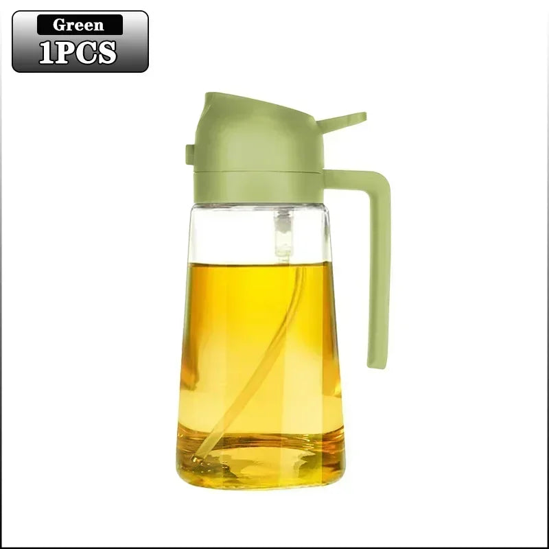 Glass Oil Spray Can Can Spray Dual-use Kitchen Utensils Glass Oil Bottle Press Type Spray Kitchen Tools Outdoor Barbecue Amagi