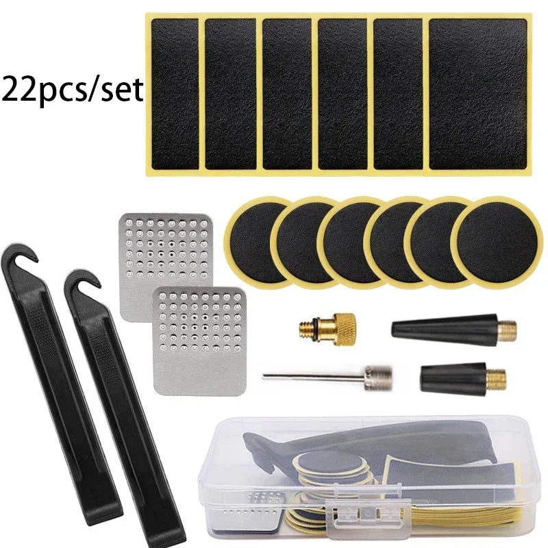 Quick-Fix Glue-Free Bicycle Tire Repair Patche 1/30/50pcs Durable Protection for Mountain Road Bikes with Easy Application amagi