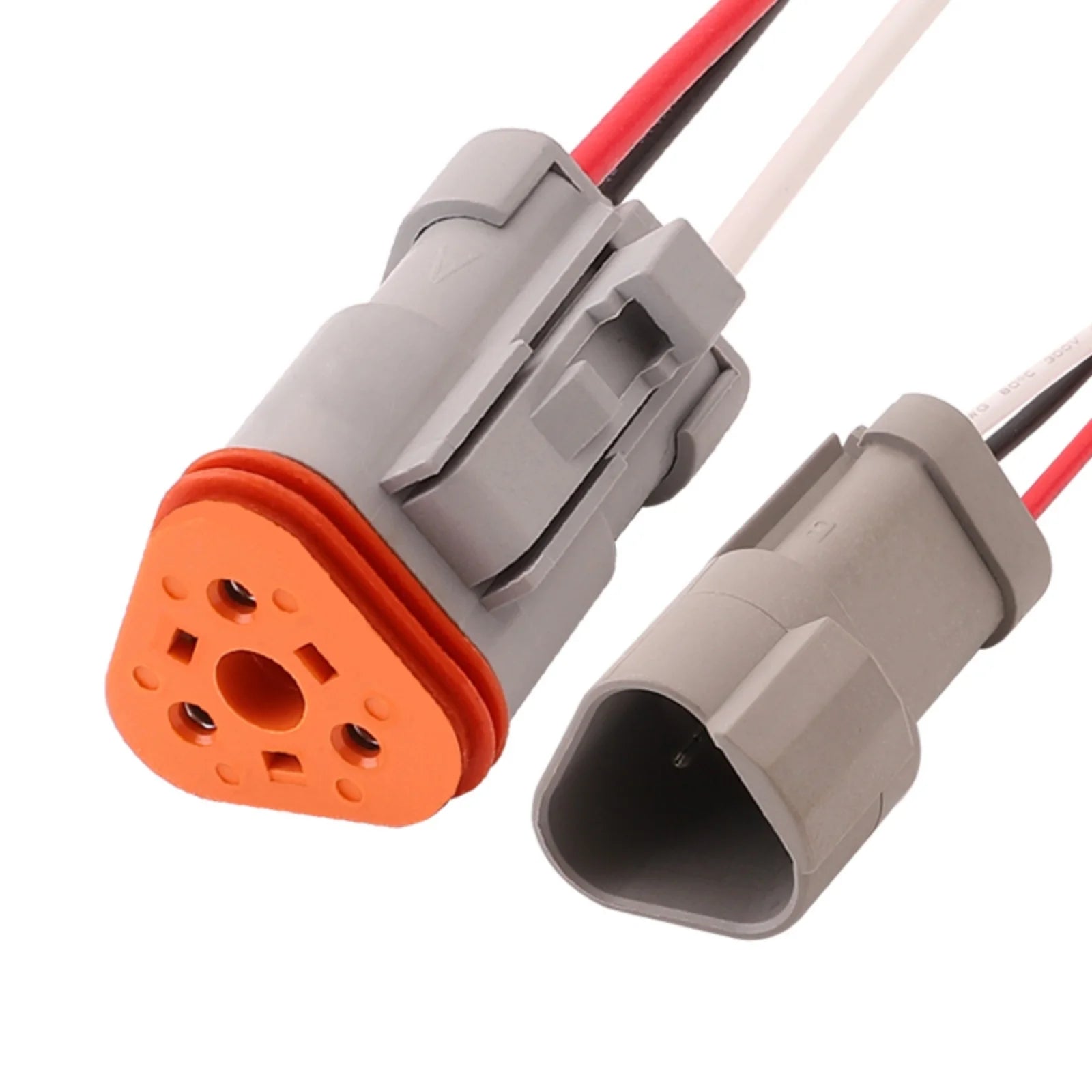 3-PIN Connector Waterproof 1.6mm Series Male Female Connectors Wiring Harness DT04-3P-C017 DT06-3S-C017