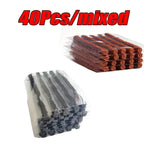 Car Motorcycle Cold Repair 50/5pcs Vacuum Tire Repair Strip Tire Repair Kit Rubber Plugs Strings Puncture Repair Tools New amagi