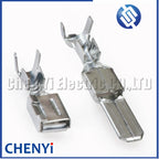 50 Pcs female or male 4.8mm series Brass tin plating crimping plug connector terminal Pins 8100-0466 8100-0447 8100-0448
