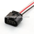 3-Pin Connectors Waterproof 3.5mm Female Connectors Automotive Wiring Harness Cable Socket for VW AUDI VAG 1717696-1 1J0973723
