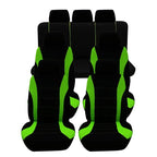 Auto Parts Car Seat Cover Polyester Fabric 5 Piece Set Four Season Universal Airbag Safe Truck Van Front/Rear Cushion amagi