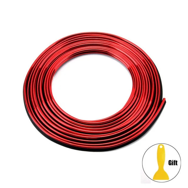 Car Styling Universal DIY Decoration Flexible Strips 5M/3M Interior Moulding Trim Strips Trim Dashboard Door Car-styling Tools