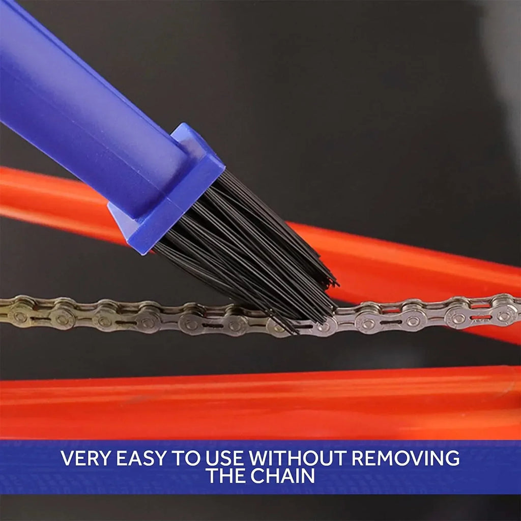 Motorcycle Bicycle Chain Clean Brush Gear Chain Brush Rim Care Tire Cleaning Brush Universal Motorcycle Clean Dirt Smart Amagi