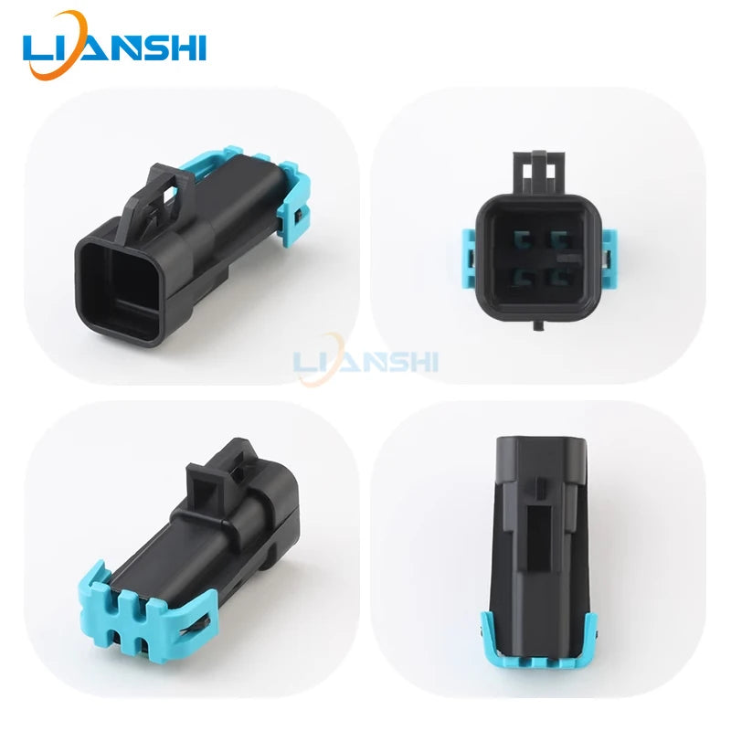 5set 12160482 12160825 For automotive electronic fuel pump plug 4pin harness connector terminal DJ7044B-1.5-11/21