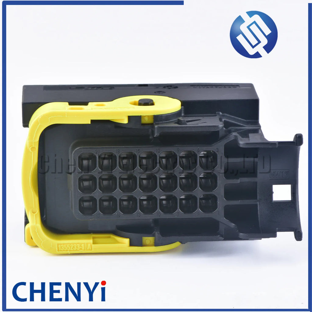21 Pin ECU connectors 1-1534127-1 Balck Female Wiring Socket Plug 1-1355219-2 With Terminals and waterproof seal