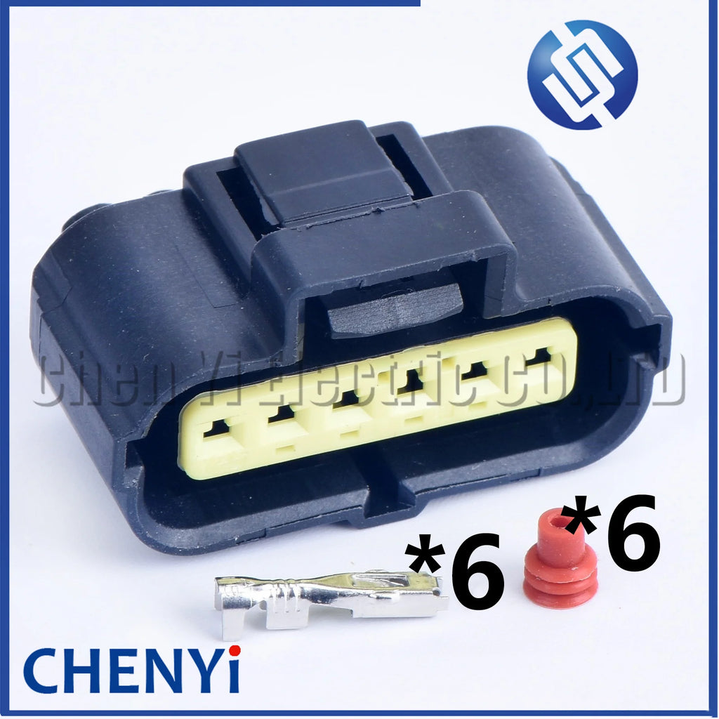 6 Pin 184060-1 Accelerator Pedal pcb Connector Auto Pump Wire Harness plug For Ford Focus Hyundai
