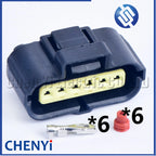 6 Pin 184060-1 Accelerator Pedal pcb Connector Auto Pump Wire Harness plug For Ford Focus Hyundai