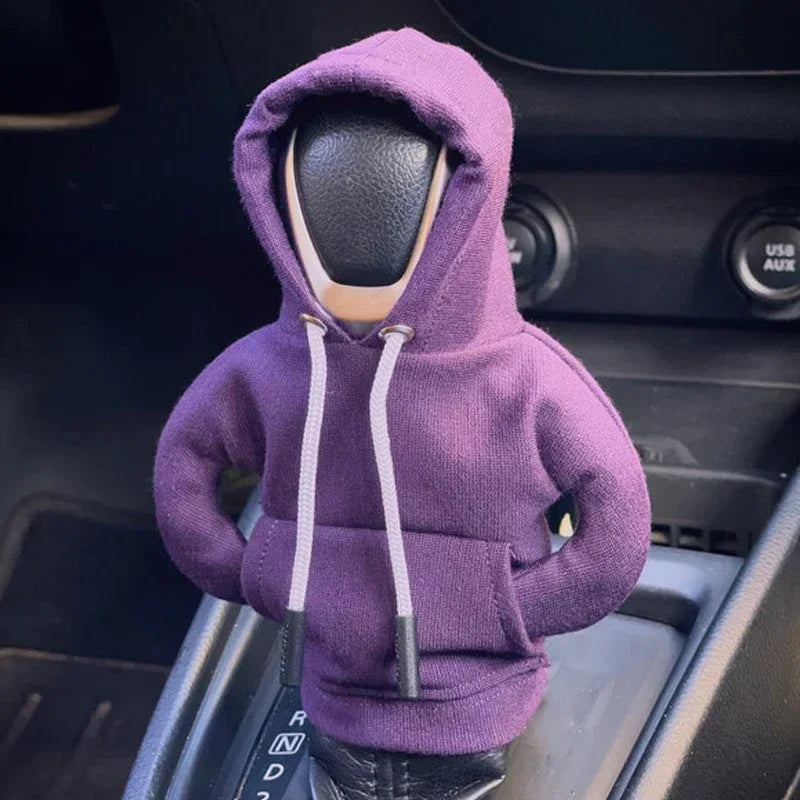 Hoodie Car Gear Shift Cove Shift Lever Handle Kit Creative Universal Car Gear Shift Hoodie Cover Decoration Car Interior Amagi