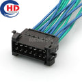 14 Pin Connector Unsealed 2.8mm Series Male Connector Cable Plug 929505-5 Motorcycle Electrical Harnesses Wiring Harnes