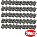Car Metal Screw Fastener Clips U-Type Clip Anti-rust Iron Sheet Car Motorcycles Screw Buckle Bumper Protection Fastener Clips