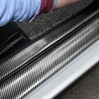Carbon Fiber Car Stickers Doorsill Bumper Threshold Step Protector Guard Strip Sticker Anti Scratch Strips Film Universal Tools