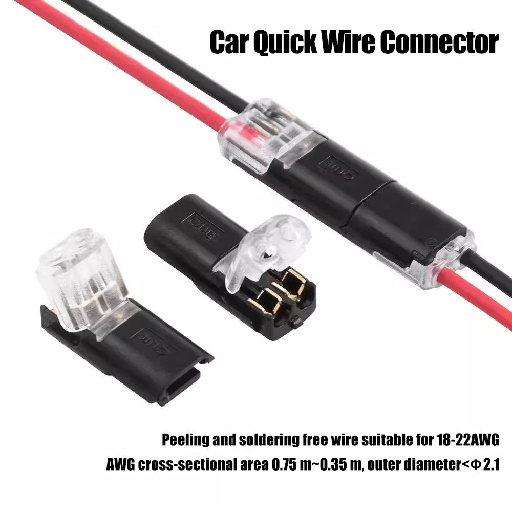 20/1pcs 2 Pin Way Plug Electrical Connector Wire Cable Automotive Strip Terminal Connection Car Waterproof Electrical Connector
