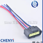 6 Pin 184060-1 Accelerator Pedal pcb Connector Auto Pump Wire Harness plug For Ford Focus Hyundai