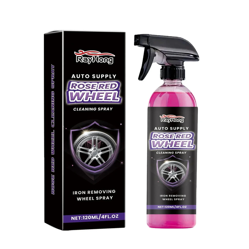 120ml Car Wheel&Tire Cleaner Brake Dust Grime Dirt Remover Alloy Rim Cleaner For Cars/Trucks/Suvs - Non-Corrosive Formula Amagi