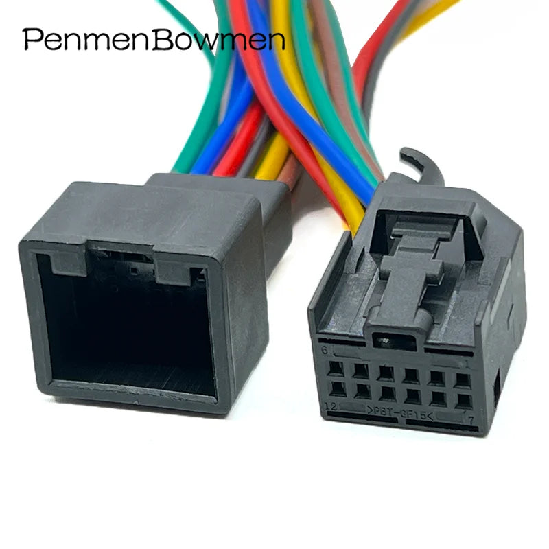 1 Set 12 Pin Car Radar Electrical Cable Connectors Female Male Wire Harness Plug 8E0972112A 1-1534096-1